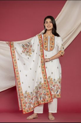 Floral print kurta set (RB textile)
