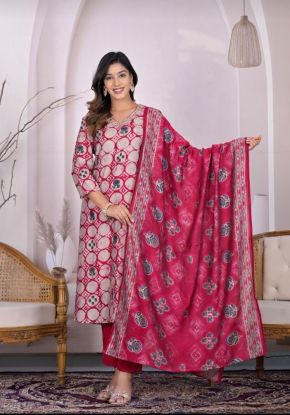 Floral print kurta set (RB textile)