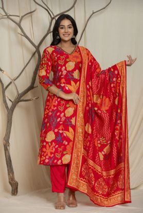 Floral print kurta set (RB textile)