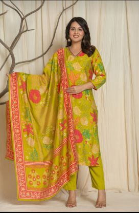 Floral print kurta set (RB textile)
