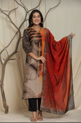 Floral print kurta set (RB textile)