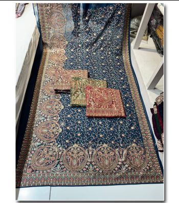 jimmy choo with kashmiri embroidery saree (RB textile)