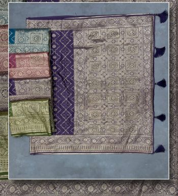 Satin with jarkan silk saree (RB textile )