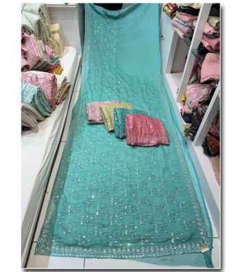 Jimmy choo zari work saree ( RBtextile )