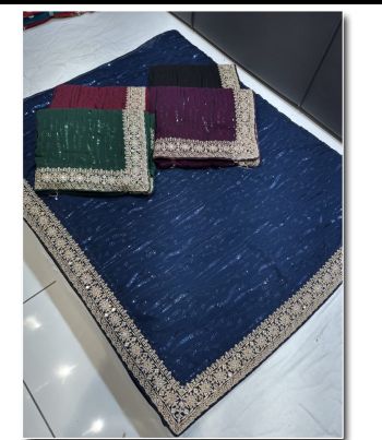 jimmy choo boder work  saree (RB textile)