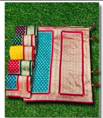 Banarasi Soft Silk Butta Saree(RB textile) 6658745101223