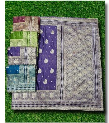 Regal Banarasi Brocade Silk Saree (RB textile) 6658745101225