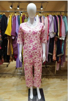 Rose Blush Floral Co-Ord Set(RB textile)